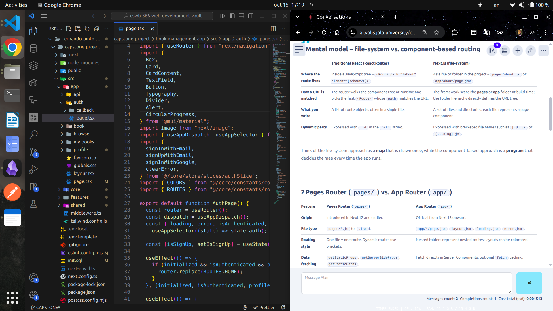 Valis: learning example